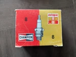 New Old Stock Champion Spark Plugs 8 Pack Part # RN-10Y. Fixed Price $36.47.