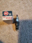 Nos Ac Gm 45XLS Fire Ring Spark Plug. Fixed Price $7.00.