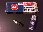R45N Acniter Spark Plugs 5612773 Small Green Rings Oem Early Nos. Fixed Price $24.95.