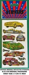 Race Cars Various - Vintage Original Vinyl Decal Sheet Total 9. Fixed Price $9.48.