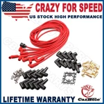 Spark Plug 8MM Wire Cable Set For Core Suppression V8 90 Degree Boots 4041K. Fixed Price $32.85.