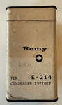 Lot Of Nos Delco Remy E-214 Condenser 1972827 Original Tin. Fixed Price $14.99.