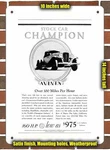 Metal - 1937 Auburn (sign Variant #07). Fixed Price $29.95.