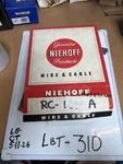 Vintage Niehoff Ignition Cable Set 2-206, Universal For Four Cylinder Engines. Fixed Price $8.00.