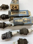 6 Champion 30'S C4 Spark Plugs -m W/box. Fixed Price $17.50.