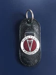 Leather Key Chain Vintage Torpedo Ring Fob Pontiac Tempest Red Nos. Fixed Price $23.00.