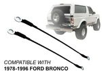18'' Tailgate Cable Support Ford 1978 - 1996 Bronco Pair FO1918106. Fixed Price $17.10.
