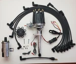 49-53 Ford Flathead 239 255 Small Black Cap Hei Distributor Wires +chrome Coil. Fixed Price $231.95.