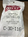 Asp C-30-116 Compatible Toyota Ignition Lock. Fits Camry & Cressida 1987-88. Fixed Price $44.95.