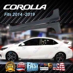 Trd Pro Jdm Unpainted Black Side Skirts Body Kit For Toyota Corolla 2014-2019. Fixed Price $179.99.