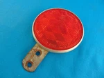 Sate Lite Chicago License Tag Topper Accessory Reflector 3.25" Diameter Sae 71. Fixed Price $29.95.