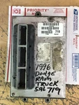 1996 Dodge Ram Truck 5.9L V8 Engine Computer Control Module Ecm Ecu 04883719. Fixed Price $169.99.