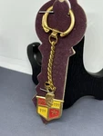 Vintage Chrysler Desoto Crest Yellow Gold Plated Key Chain Ring PRE-1960S Great. Fixed Price $21.99.
