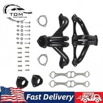 For Chevy Sbc V8 265 283 305 350 400 1955-UP Shorty Hugger Headers Black Coated. Fixed Price $115.90.