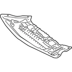 New Genuine Mercedes-benz Cover F Engine Comp. Bm 2125205223 / 212-520-52-23 Oem. Fixed Price $188.24.
