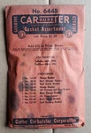 Carter Carburetor Gasket Kit 644B Lasalle 1940 Cadillac 1941 Nos Check Specs. Fixed Price $12.35.