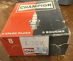Champion 837 L20V Spark Plug Of New In Package. Fixed Price $19.99.