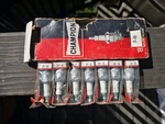 Vtg Nos Champion Spark Plugs F10 Qty. 7 Made In Usa. Fixed Price $10.99.