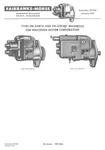 Fairbanks Morse FM-X4B7A & FM-XZE4B7 Magnetos Instructions No. 3070W Manual. Fixed Price $20.00.