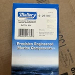 New Switch Box Mallory 9-25100, 925100 Buy Now Free Ship Mercury Chrysler. Fixed Price $49.99.