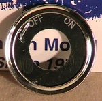 1928-1931 Model Ford Ignition Switch On-off Plate And Stainless Steel Bezel.. Fixed Price $14.99.