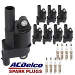 Oe Genuine Ignition Coils X8 & Spark Plugs For Cadillac Escalade Chevrolet. Fixed Price $228.90.