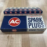 Vintage Ac Gm Commercial Spark Plugs C42N. Full Box Of 8 Nos Oem 5612235. Fixed Price $22.99.