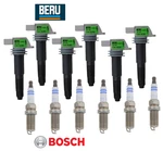 Ignition Coil Spark Plug Platinum (6SETS) Beru Bosch Oem For Porsche 911 Turbo. Fixed Price $398.52.