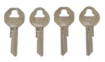 4 Gm Oem Key Blanks 1935-1966 Chevrolet Ignition Doors Trunk B10 B11 32318 32319. Fixed Price $25.39.