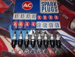 (8) .. Nos AC-43 Spark Plugs Fire Ring Z28 Camaro Made Usa. Fixed Price $149.00.