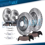 12.99" Front Rear Rotors Brake Pads For 2011 - 2020 Grand Cherokee Dodge Durango. Fixed Price $255.69.