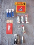 Lot Of 14 Nob Spark Plugs Bosch Champion J-12Y Ac R44TSX Ngk V-power 7938. Fixed Price $34.10.