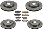 08-09 Pontiac G8 3.6L V6 Front & Rear Disc Brake Rotors Ceramic Pads 6PC. Fixed Price $314.00.