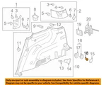 Gm Oem 14-24 Acadia Quarter Panel Interior Trim-tie Down Hook Bolt 11103351. Fixed Price $21.37.