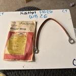 Gm 6287160 Engine Ground Strap Assembly, Nos Vintage, New Package, Usa Made. Fixed Price $48.60.