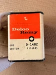Vintage Delco Remy D-1482 Switch 1116685 New Old Stock Original. Fixed Price $143.10.
