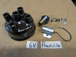Jeep Willys Mb CJ2A CJ3B CJ5 Prestolite Style Cap Rotor Points Kit 6 Volt. Fixed Price $36.40.