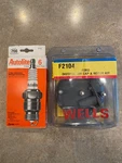 Ford 86-77 Distributor Cap/rotor And Autolite 766 Spark Plugs. Fixed Price $15.00.