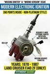 2-WIRE Electronic Distributor Fits Toyota Land Cruiser FJ40 FJ45 FJ60 2F 4.2L. Fixed Price $80.74.