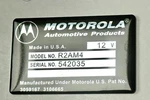 Amc Motorola Voltage Regulator Reproduction Tag. R2AM4 1969-70. Fixed Price $38.00.