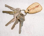 Vintage Lot Of 5 1970'S Chrysler Dodge Plymouth Mopar Pentastar Key Ring Fob. Fixed Price $15.99.