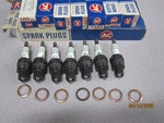 Nos Ac 44FF Fire Ring Spark Plugs 69 Corvair 8 Gm 5612302. Fixed Price $80.00.