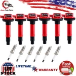 6X Ignition Coil & Platinum Spark Plug Mazda CX-9 Ford Lincoln Mks Mkz Mkt. Fixed Price $95.95.