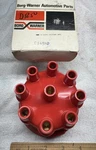 Nors Borg-warner 8-CYLINDER Distributor Cap, Red, Copper #C145HD / #DR50, 1970S. Fixed Price $22.50.