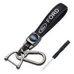 Genuine Leather Car Logo Metal Ring Accessories Ford. Fixed Price $13.99.