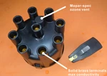 Mopar Oem Black Distributor Cap/ Rotor Brass Plymouth Dodge Points Electronic. Fixed Price $16.97.
