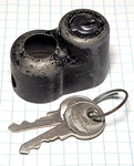 Ford Lincoln Mercury Spare Tire Lock 1930S 40S 50S W2 Logo Keys Gently Used. Fixed Price $129.95.