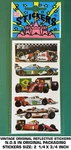 Formula 1 Various - Vintage Original Vinyl Decal Sheet Total 6. Fixed Price $9.48.
