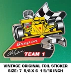 Snap-on Tools Rick Mears Team 1 Vintage Original Foil Decal Sticker Racing. Fixed Price $11.69.