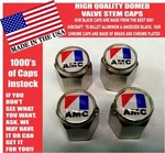 Amc American Motors Chrome Valve Stem Caps - Very Nice! Unique!. Fixed Price $13.99.